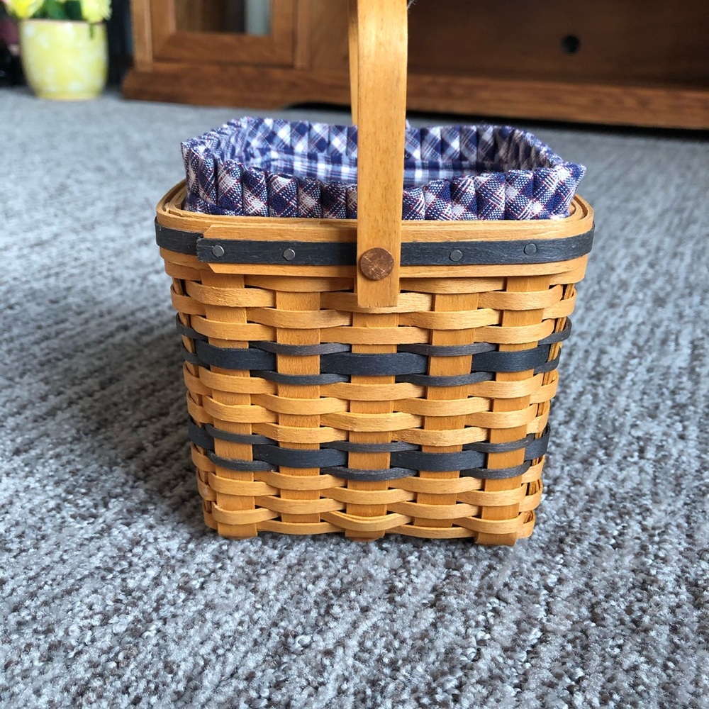 1999 Mini Longaberger Two Pie Basket - Picture 6 of 9